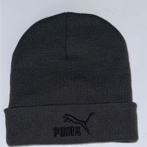 Puma Charcoal Knit Beanie